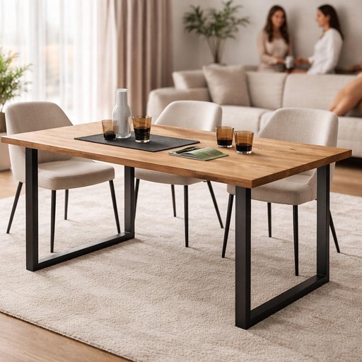 Jedálenský stôl /1500x900/ - 1860 MX  Dub Appalachia - Noha - MILANO - /V710*Š780/ 